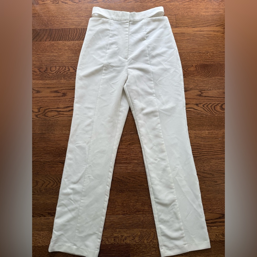 BARDOT Kylie Cut Out Pants Revolve High Waist Flirty Club Party Sexy Feminine 4